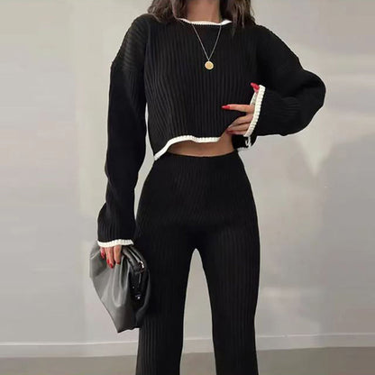 Women’s Casual Color-Block Two-Piece Set FitiqueFit