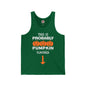 This is Probably Pumpkin Flavored Tank Top The Devil's Pickle