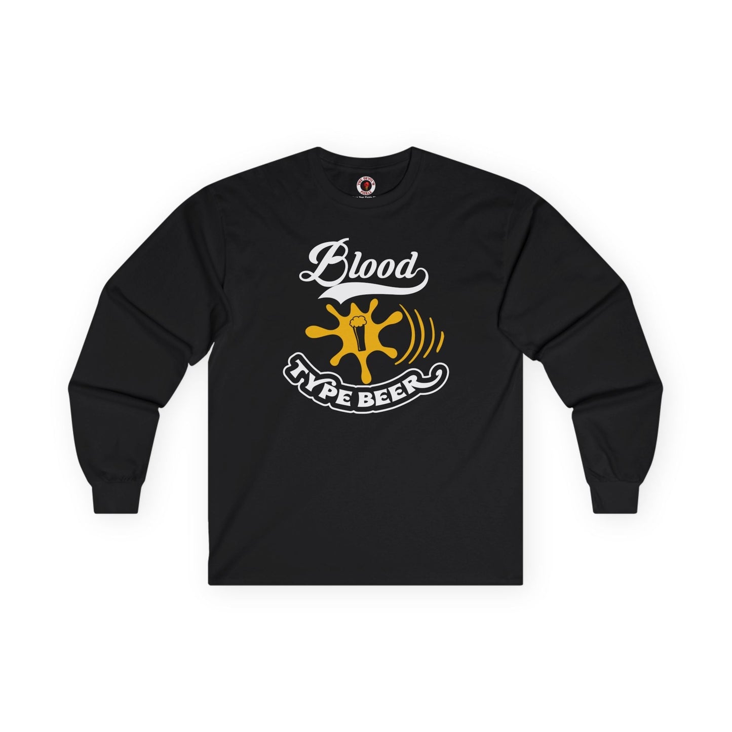 Blood Type Beer Long Sleeve Tee The Devil's Pickle
