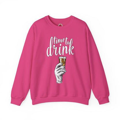 Time To Drink Crewneck Sweatshirt The Devil's Pickle