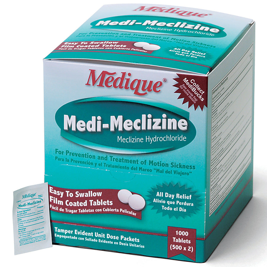 Medi-Meclizine, 1000/box quakekits.com