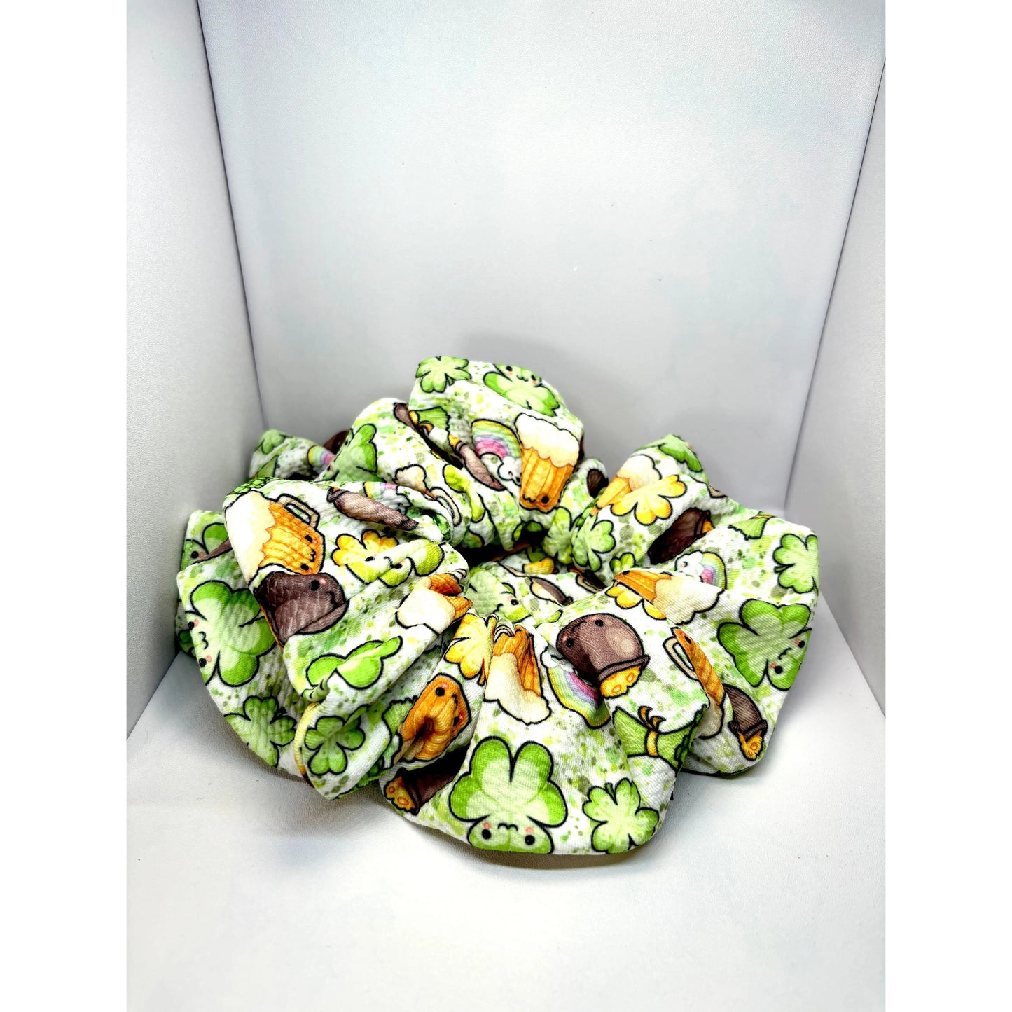 St Patrick's Day Charms Bullet Scrunchie Enchanted Scrunch