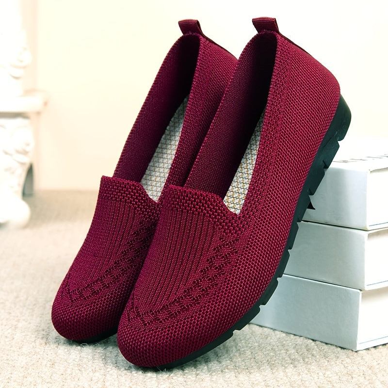 [Breathable Summer Loafers] Breathable & Lightweight Women's Casual Summer Mesh Flat Shoes | Slip-on Loafers with Fabric Upper and Rubber Sole NovaCart