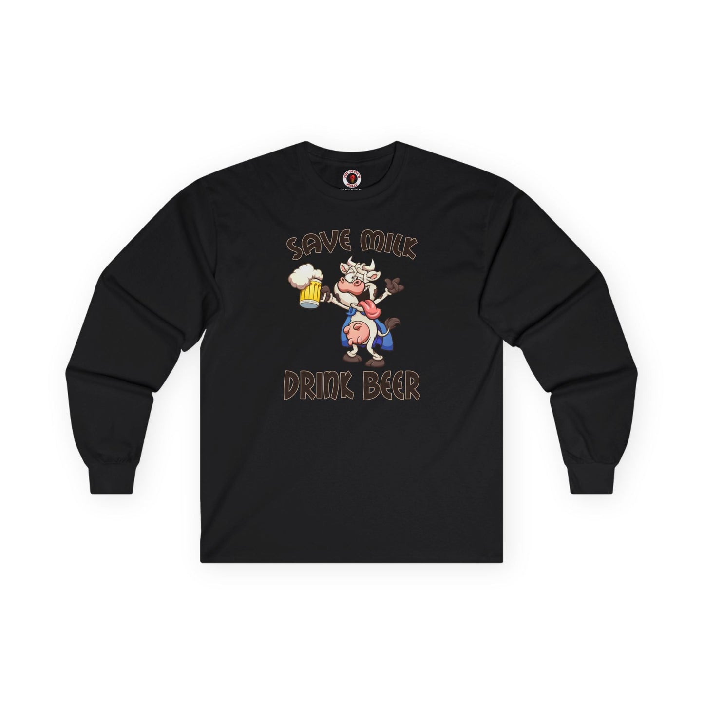 Save Milk Drink Beer Long Sleeve Tee The Devil's Pickle