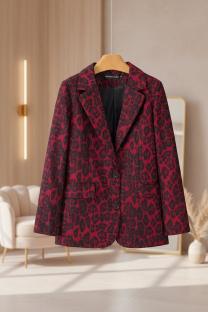 Women's Casual Chic Plaid Coat – Long Sleeve Pocket Jacket FitiqueFit