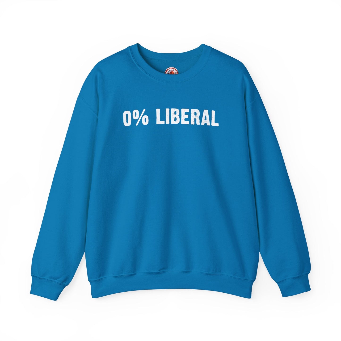0% Liberal Crewneck Sweatshirt The Devil's Pickle