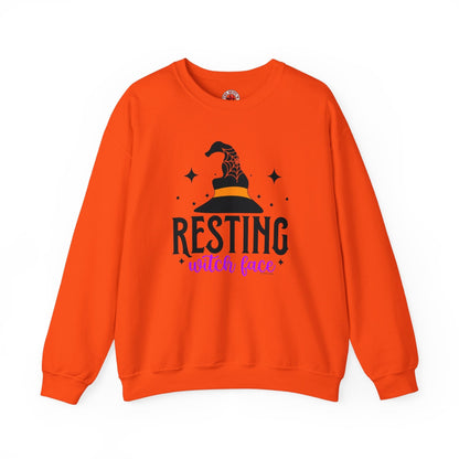 Resting Witch Face Crewneck Sweatshirt The Devil's Pickle