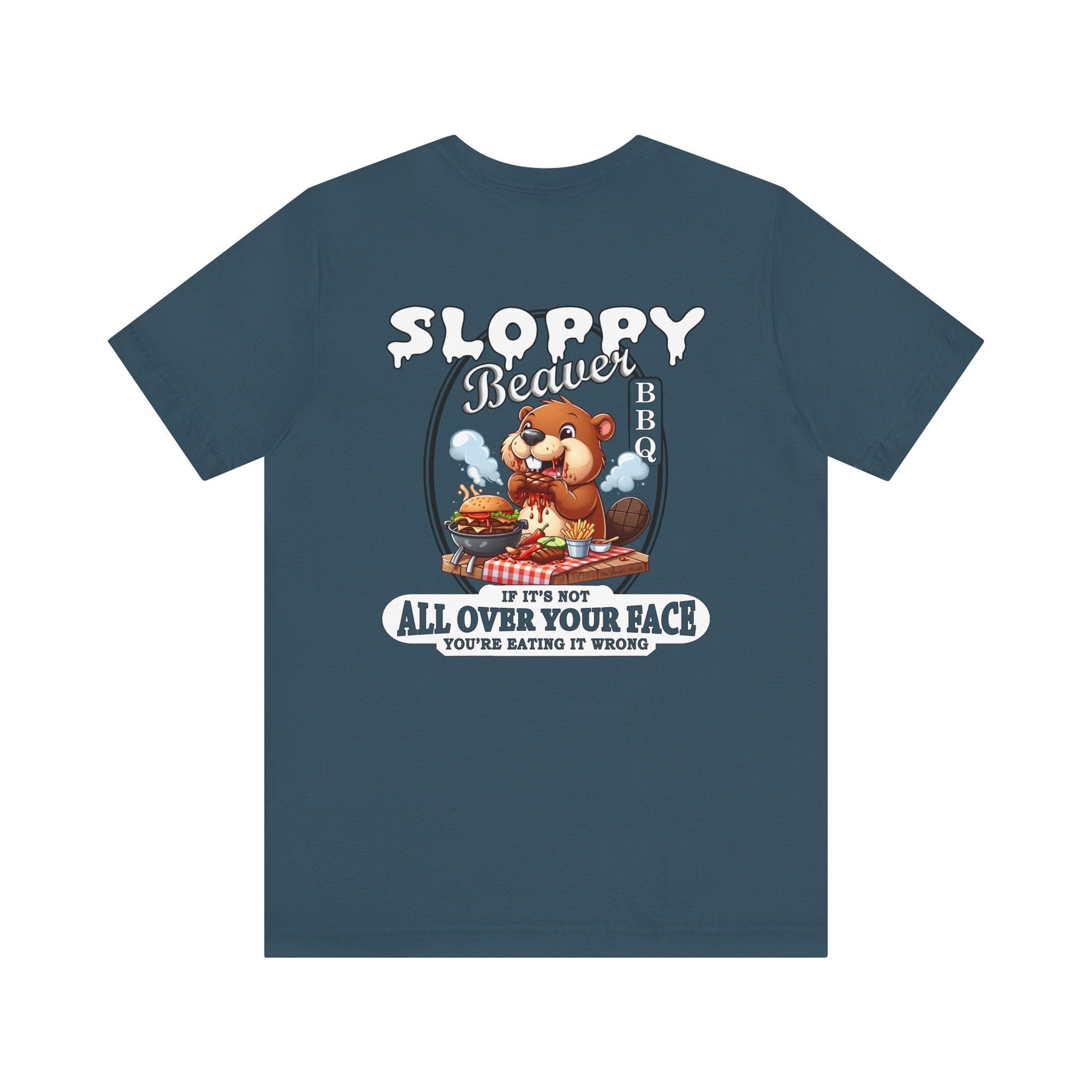 Sloppy Beaver BBQ Back T-Shirt The Devil's Pickle