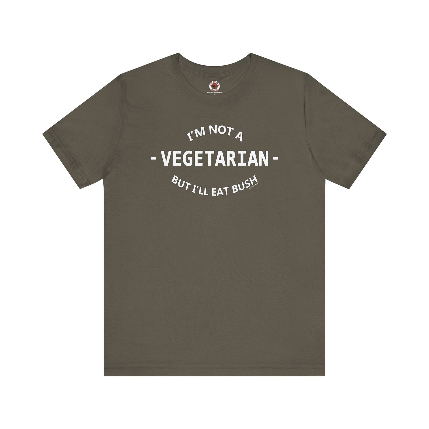 I'm Not A Vegetarian T-Shirt The Devil's Pickle