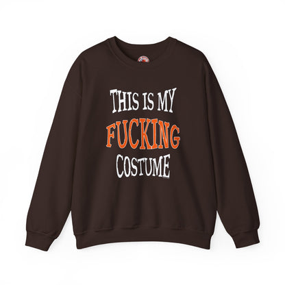 This Is My Fucking Costume Crewneck Sweatshirt The Devil's Pickle