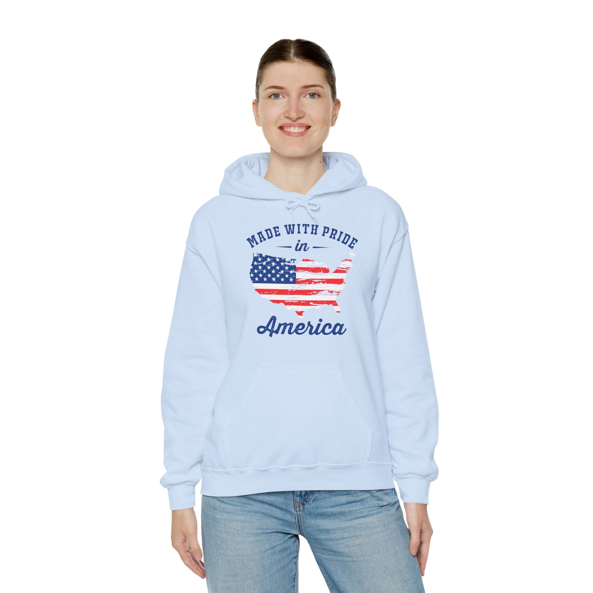 Made With Pride In America Hooded Sweatshirt The Devil's Pickle