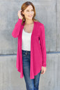 Basic Bae Full Size Open Front Long Sleeve Cardigan New Era Fashion LLc
