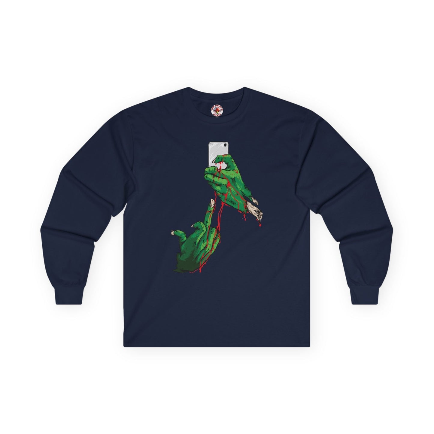 Selfie Monster Long Sleeve Tee The Devil's Pickle