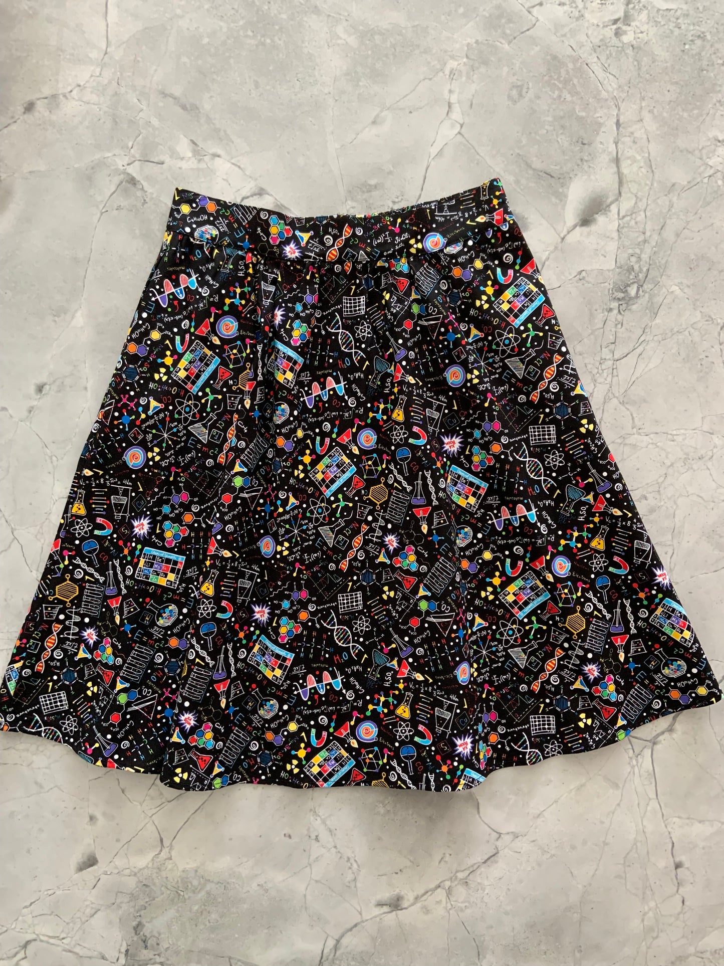 Science A-line Skirt - XL only Retrolicious