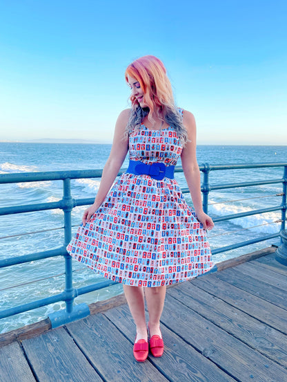 Sunny Days Fit & Flare Dress - Large only Retrolicious