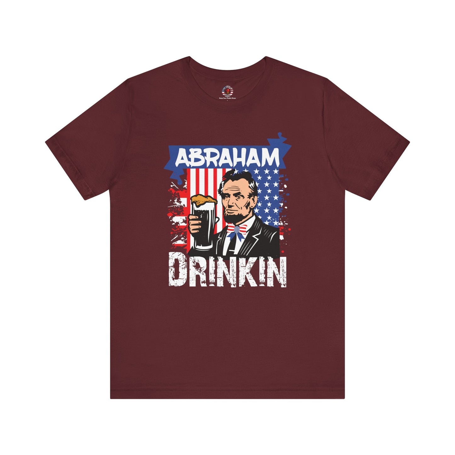 Abraham Drinking T-Shirt The Devil's Pickle