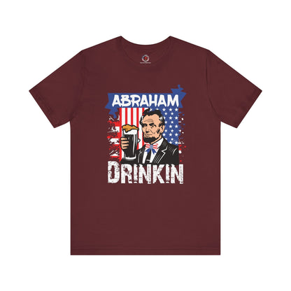 Abraham Drinking T-Shirt The Devil's Pickle