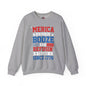 Merica Drinkin Booze And Refusin To Lose Crewneck Sweatshirt The Devil's Pickle