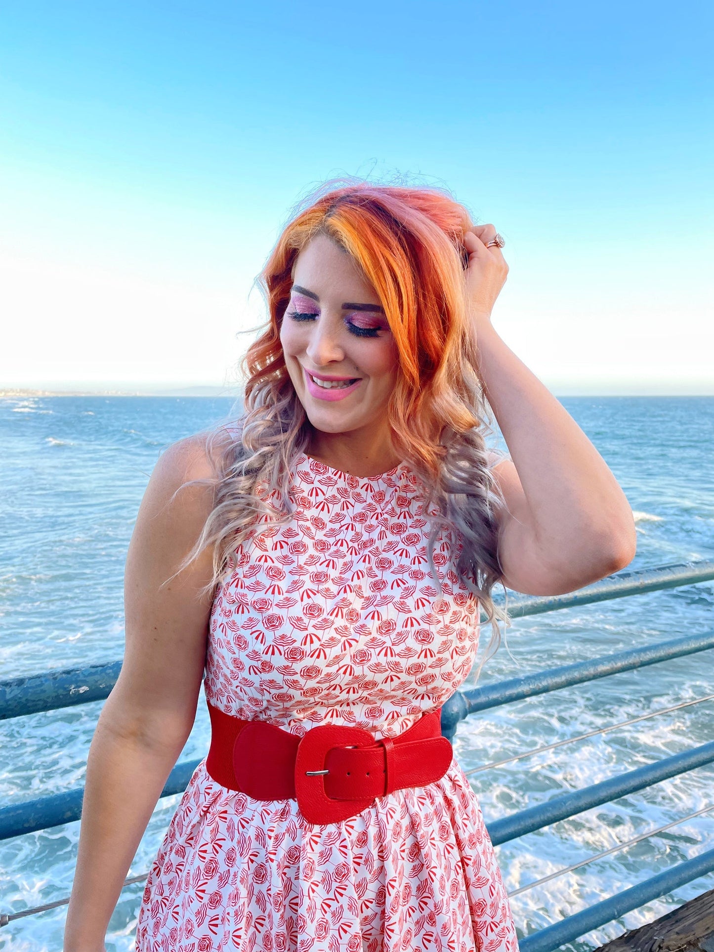 Umbrella Midi Dress Retrolicious