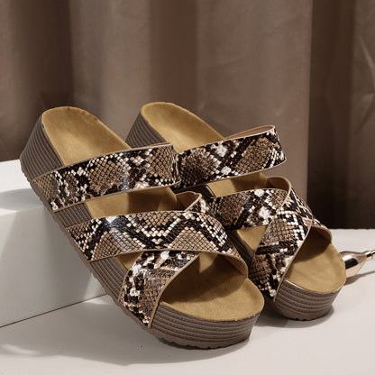Braided Strap Platform Sandals New Era Fashion LLc