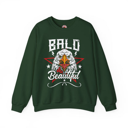 Bald And Beautiful Crewneck Sweatshirt The Devil's Pickle