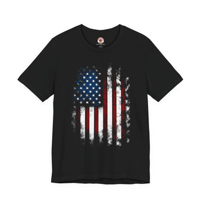 Distressed American Flag T-Shirt The Devil's Pickle