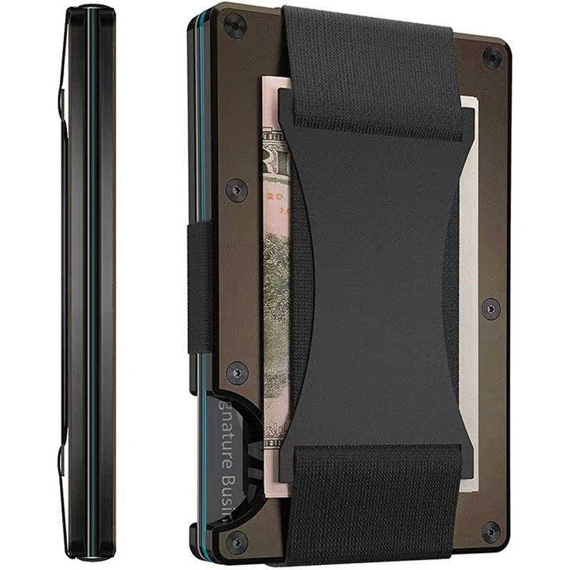 Carbon Fiber Wallet - RFID Blocking Metal Card Holder SmartPursue™