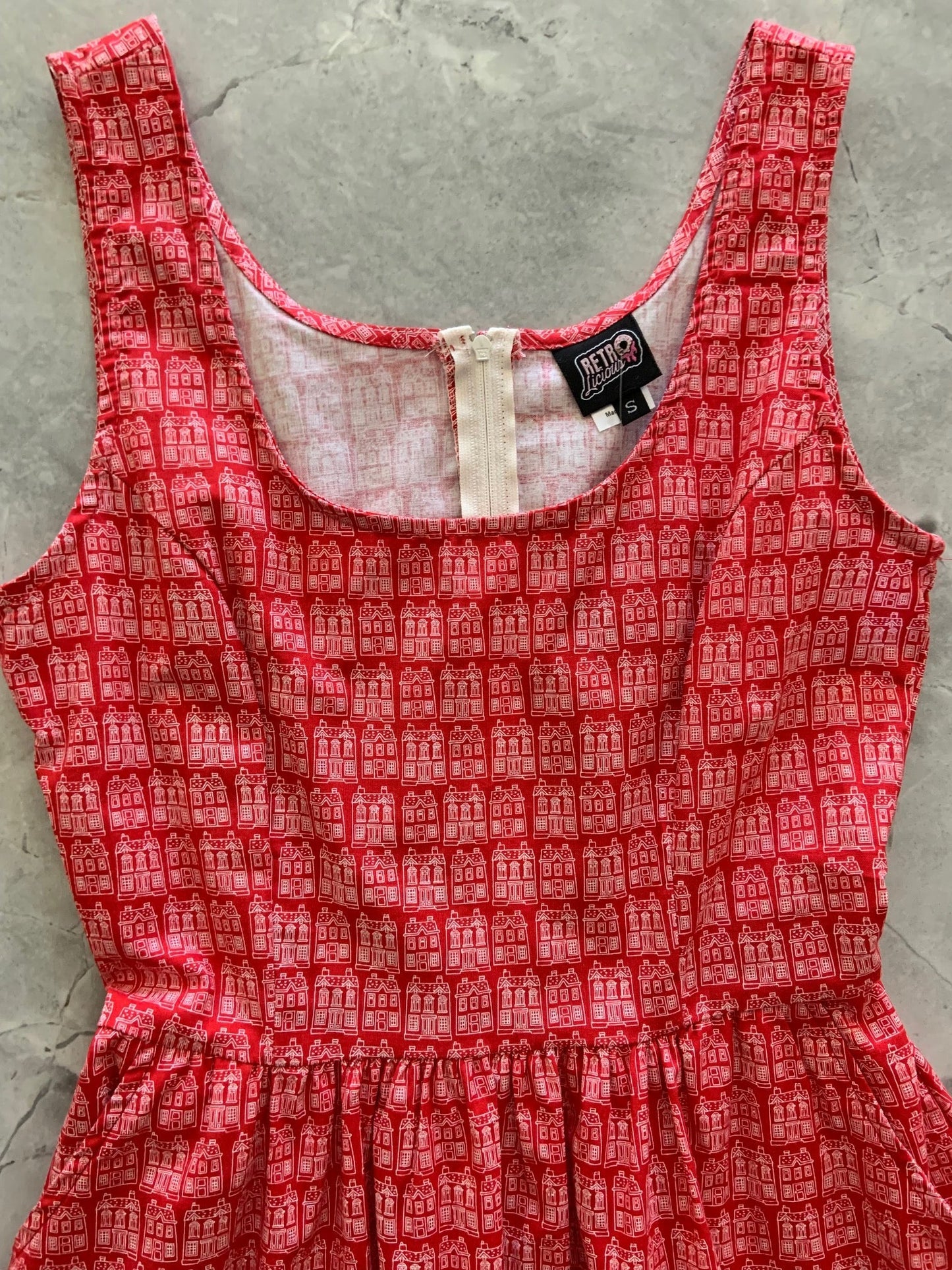 Home Sweet Home Fit & Flare Dress Retrolicious
