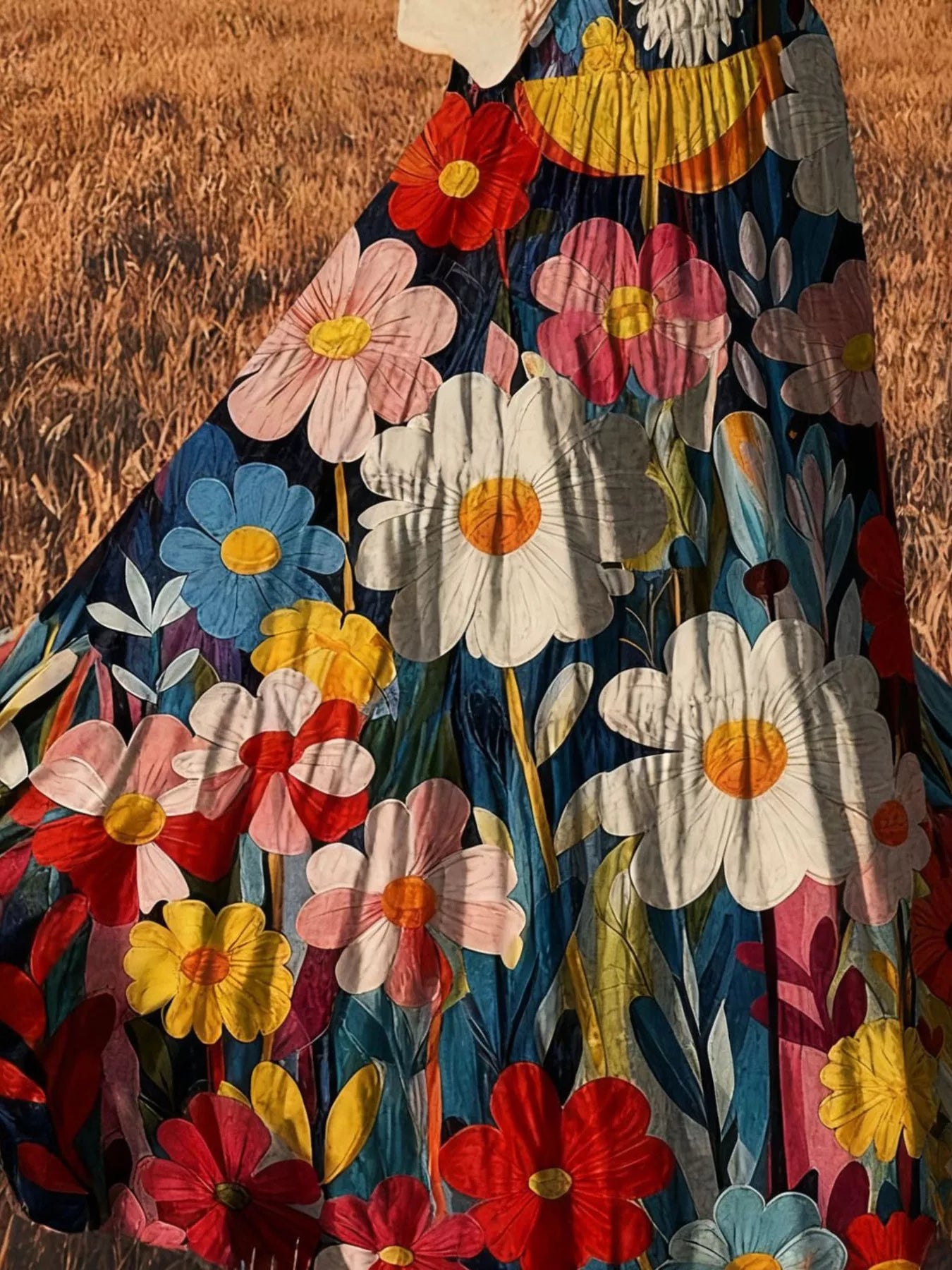 Floral Print Flowy Maxi Skirt See size chart under “more details” The Fashion Celestial