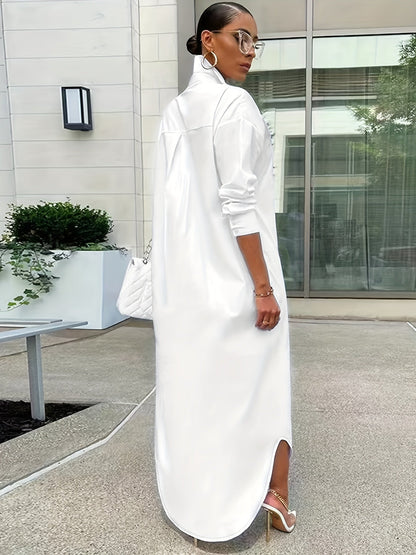 Long-sleeved Casual Shirts And Dresses With Multiple Wear Methods. Grayceful LLC
