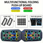 Push-Up Board Set Portable Multifunctional Push-Up Bar Foldable Fitness Equipment for Chest Abdomen Arms/Back Training