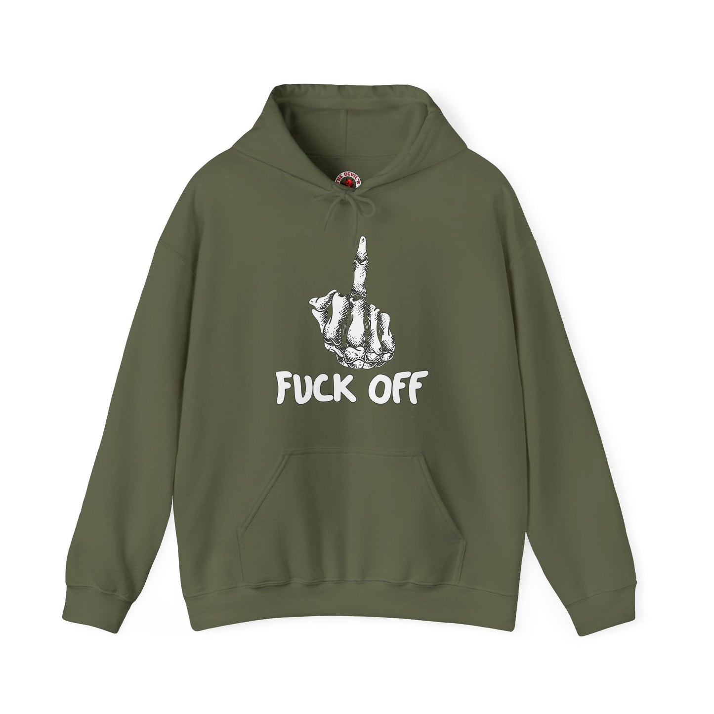 Fuck Off Finger Hooded Sweatshirt The Devil's Pickle