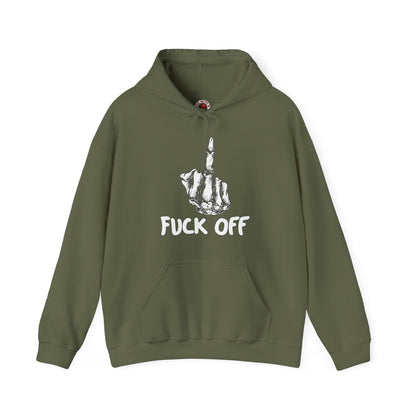 Fuck Off Finger Hooded Sweatshirt The Devil's Pickle