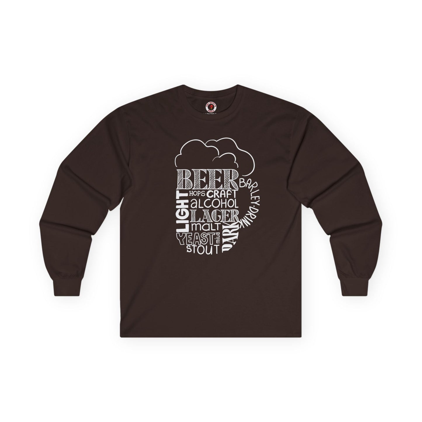 Beer Mug Of Words Long Sleeve Tee The Devil's Pickle