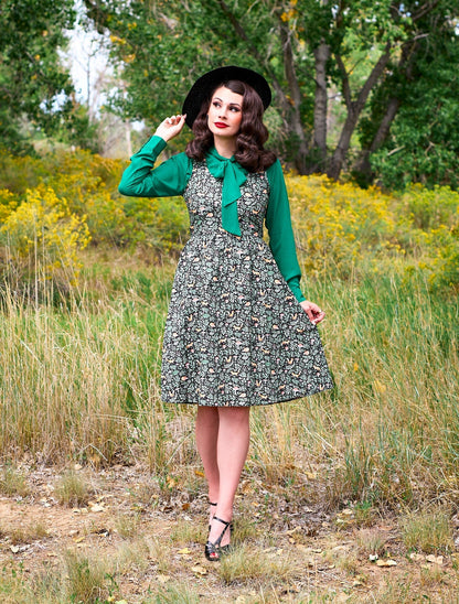 Foxy Fit & Flare Dress - XS only, 1 left! Retrolicious