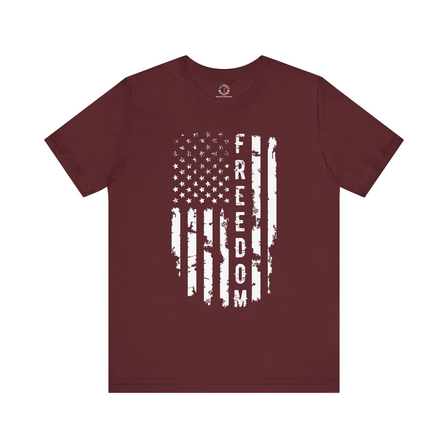 Freedom American Flag T-Shirt The Devil's Pickle