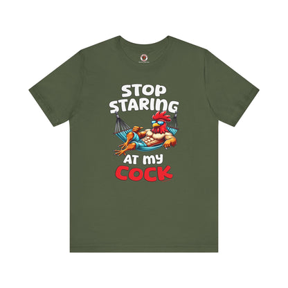 Stop Staring at My Cock T-Shirt The Devil's Pickle