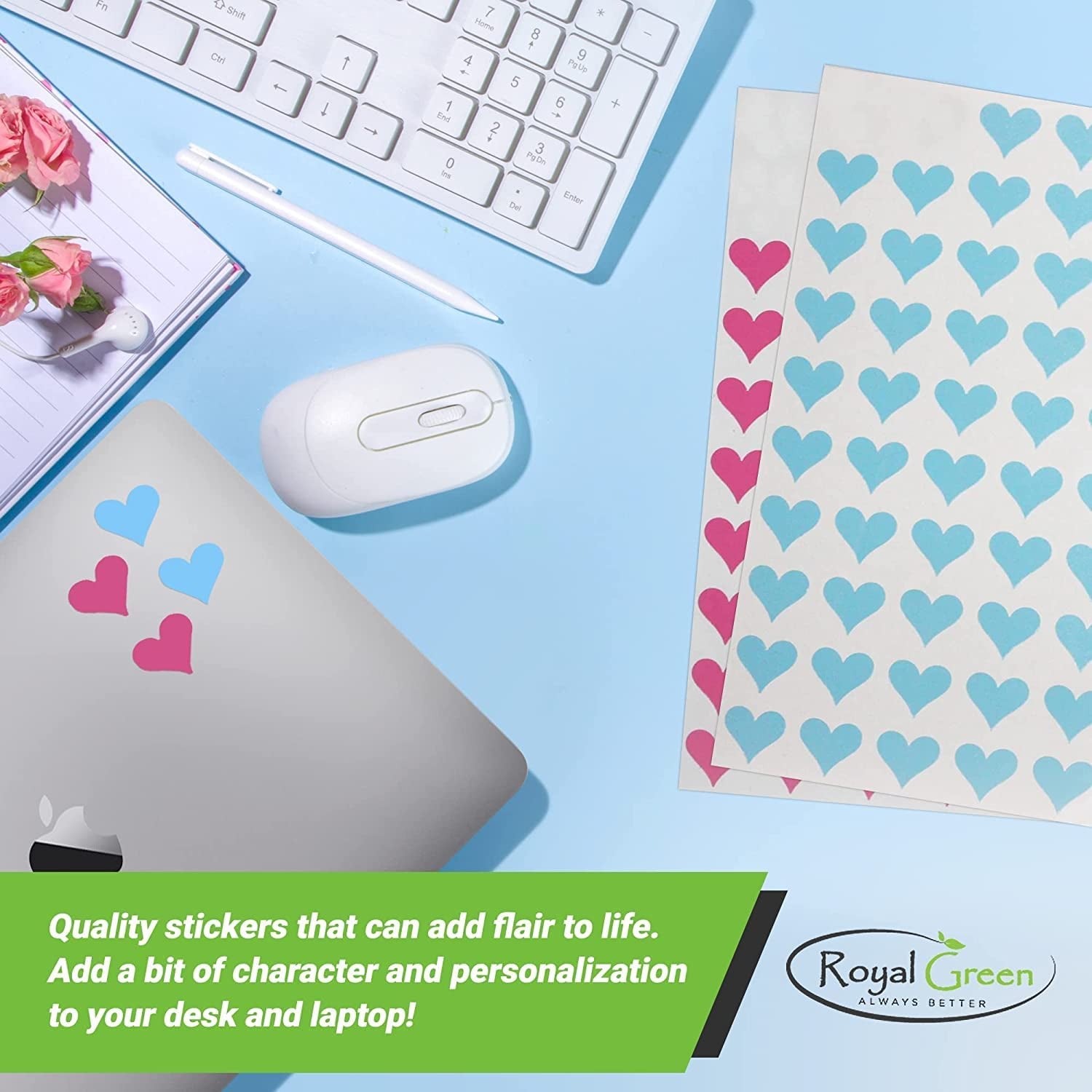 13Mm Red Valentine Heart Stickers – Permanent Heart Labels for Treat Bags, Gift Seals, Cards & Crafts – Easy Peel & Stick - (350 Pack)