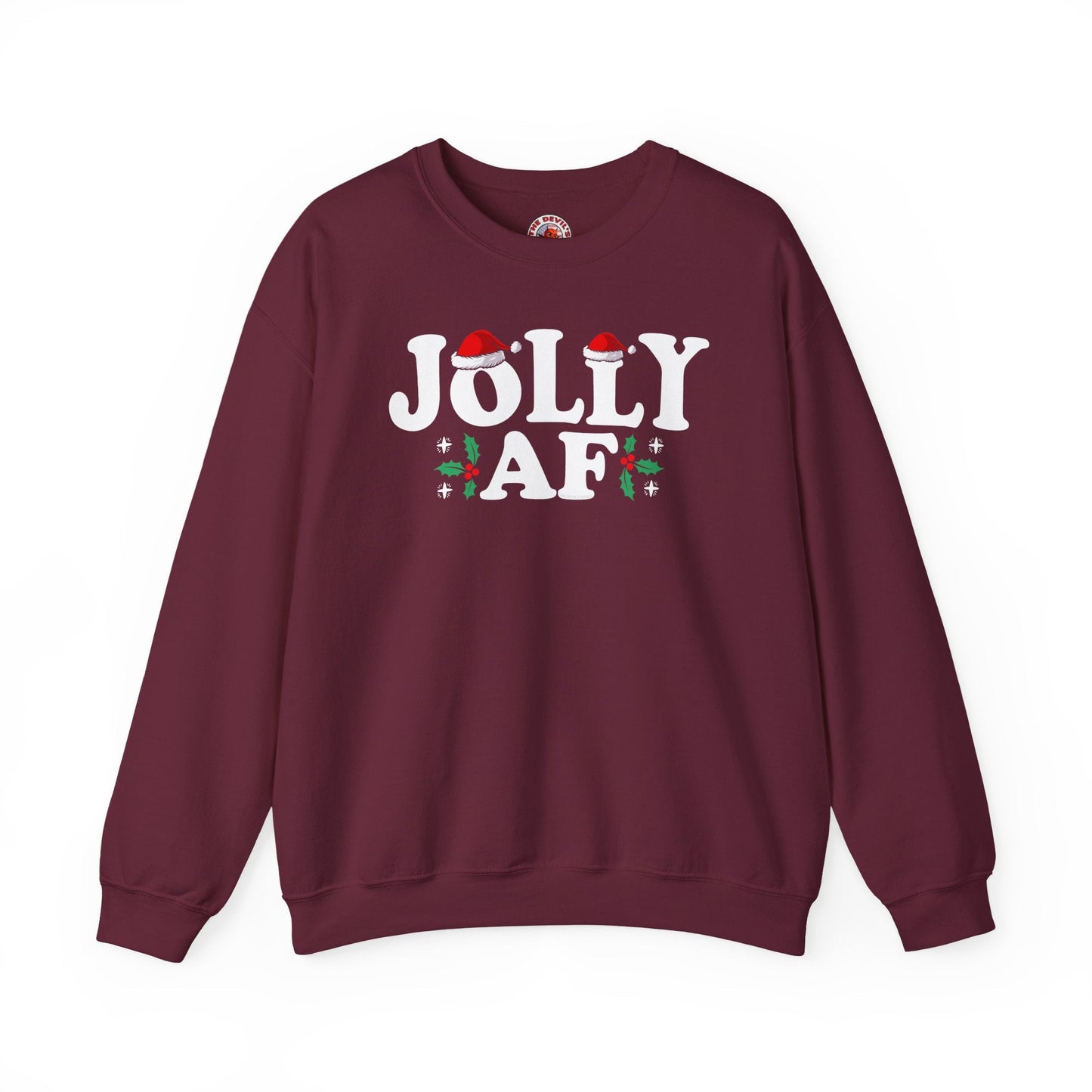 Jolly AF Crewneck Sweatshirt The Devil's Pickle