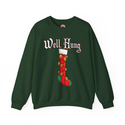 Well Hung Crewneck Sweatshirt The Devil's Pickle