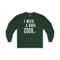 I Need A Huge Cocktail Long Sleeve Tee The Devil's Pickle