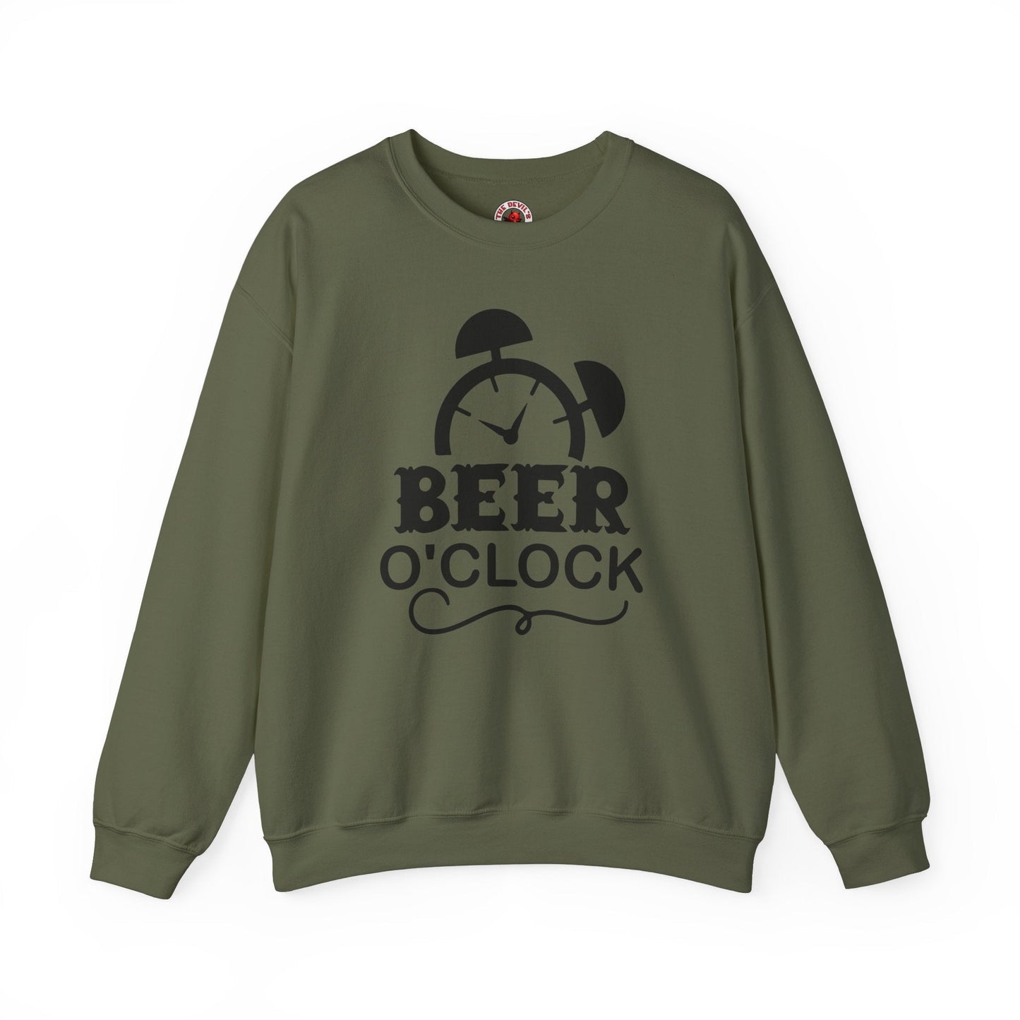 Beer O'clock Crewneck Sweatshirt The Devil's Pickle