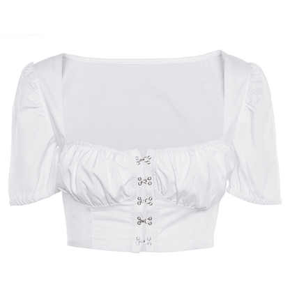 Low Cut Ruffled Crop Top | Sexy Country Girl Style for Casual Days Country in My Heart