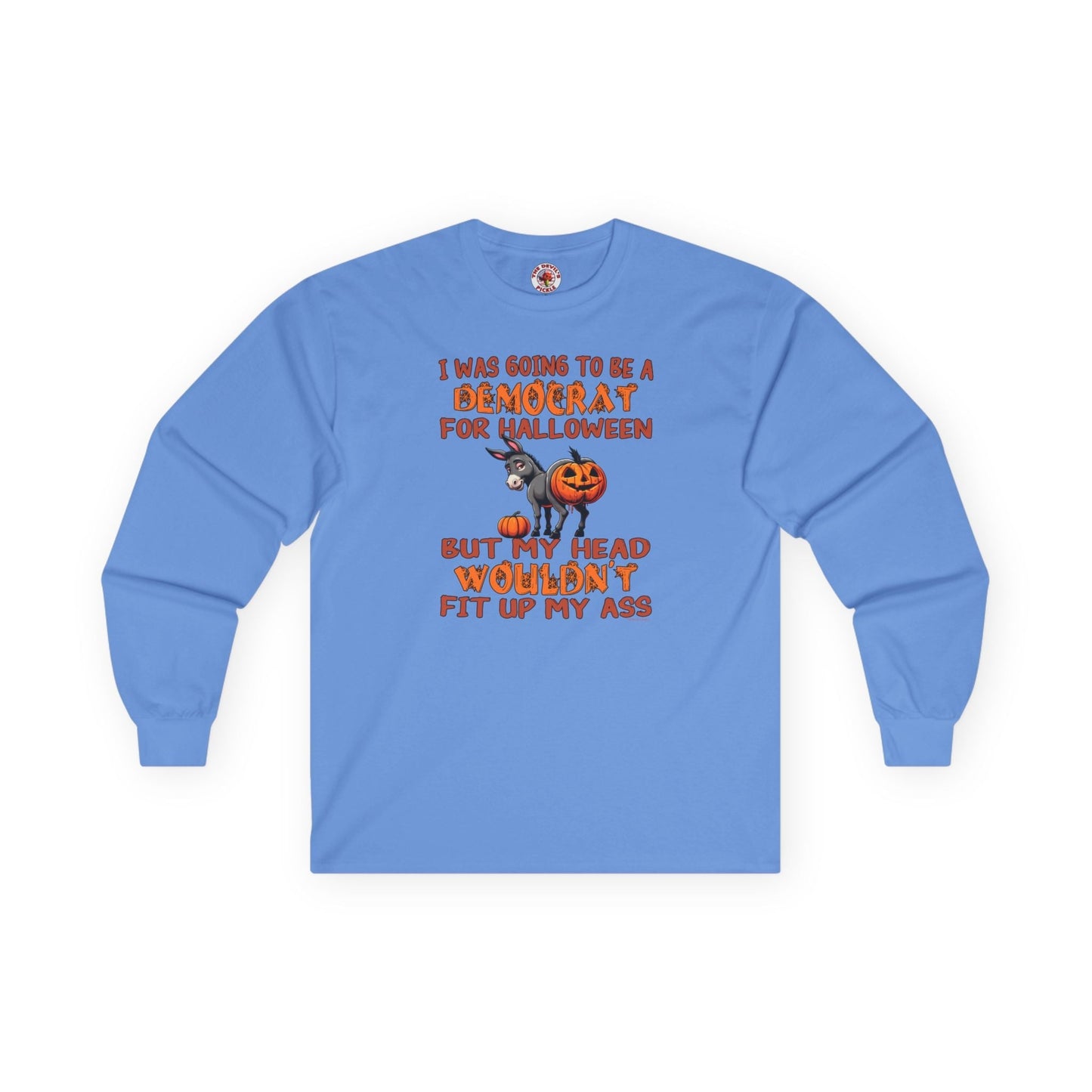 Democrat for Halloween Long Sleeve Tee The Devil's Pickle