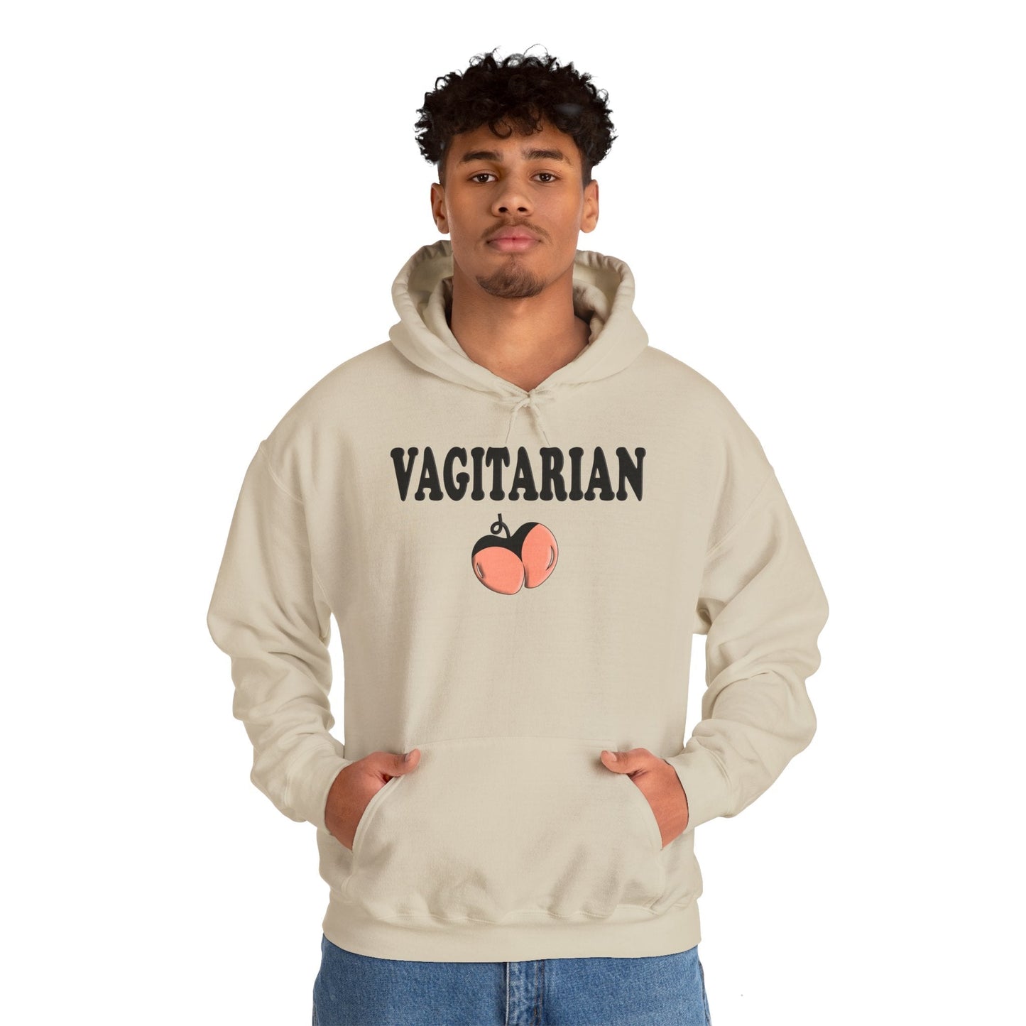 Vagitarian Hooded Sweatshirt The Devil's Pickle