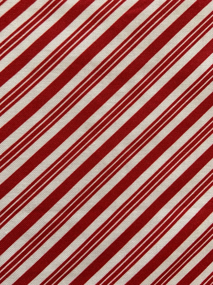 Candy Cane Stripe Bow Top - Plus Sizes only Retrolicious