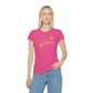 Women's Iconic T-Shirt graysitive with flowers Grayceful LLC