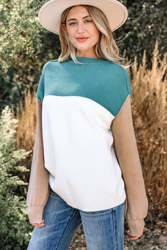 Anava Ribbed Knit Baggy Sweater Shop Style & More | Fresh Looks, Everyday Deals & Free Shipping
