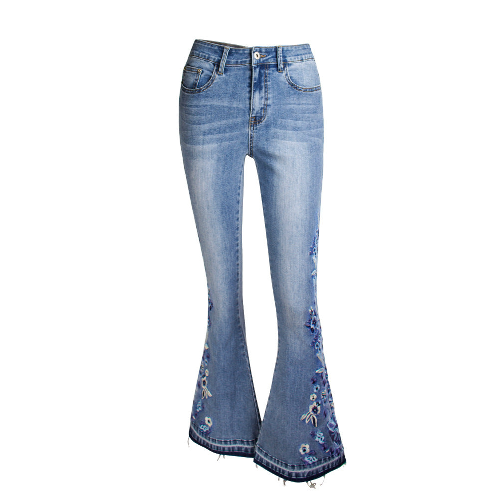 "Riley" Flared Denim Jeans Country in My Heart