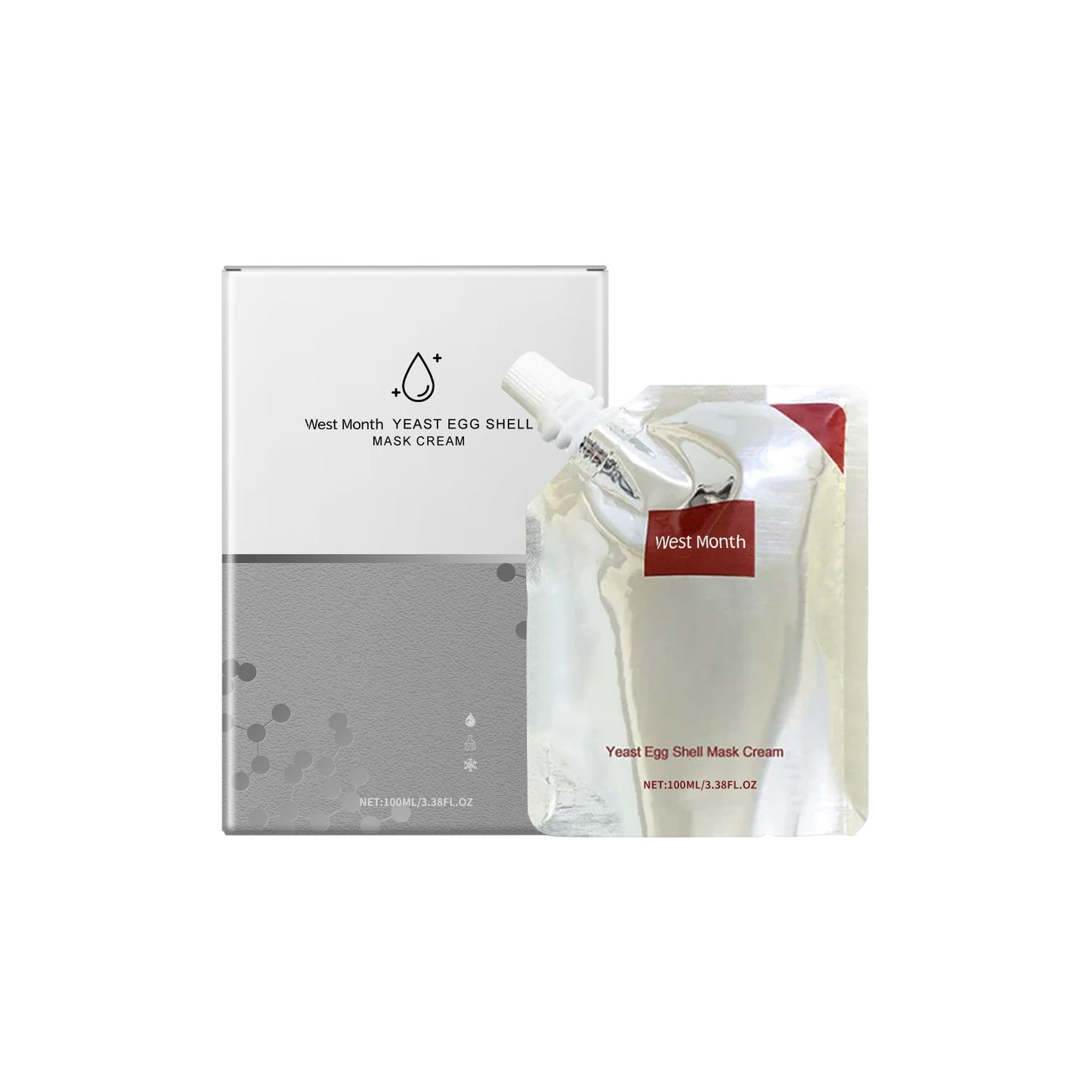 Yeast Eggshell Peel Mask, Moisturizing And Moisturizing Skin Daily Skin Care Brightening Mask